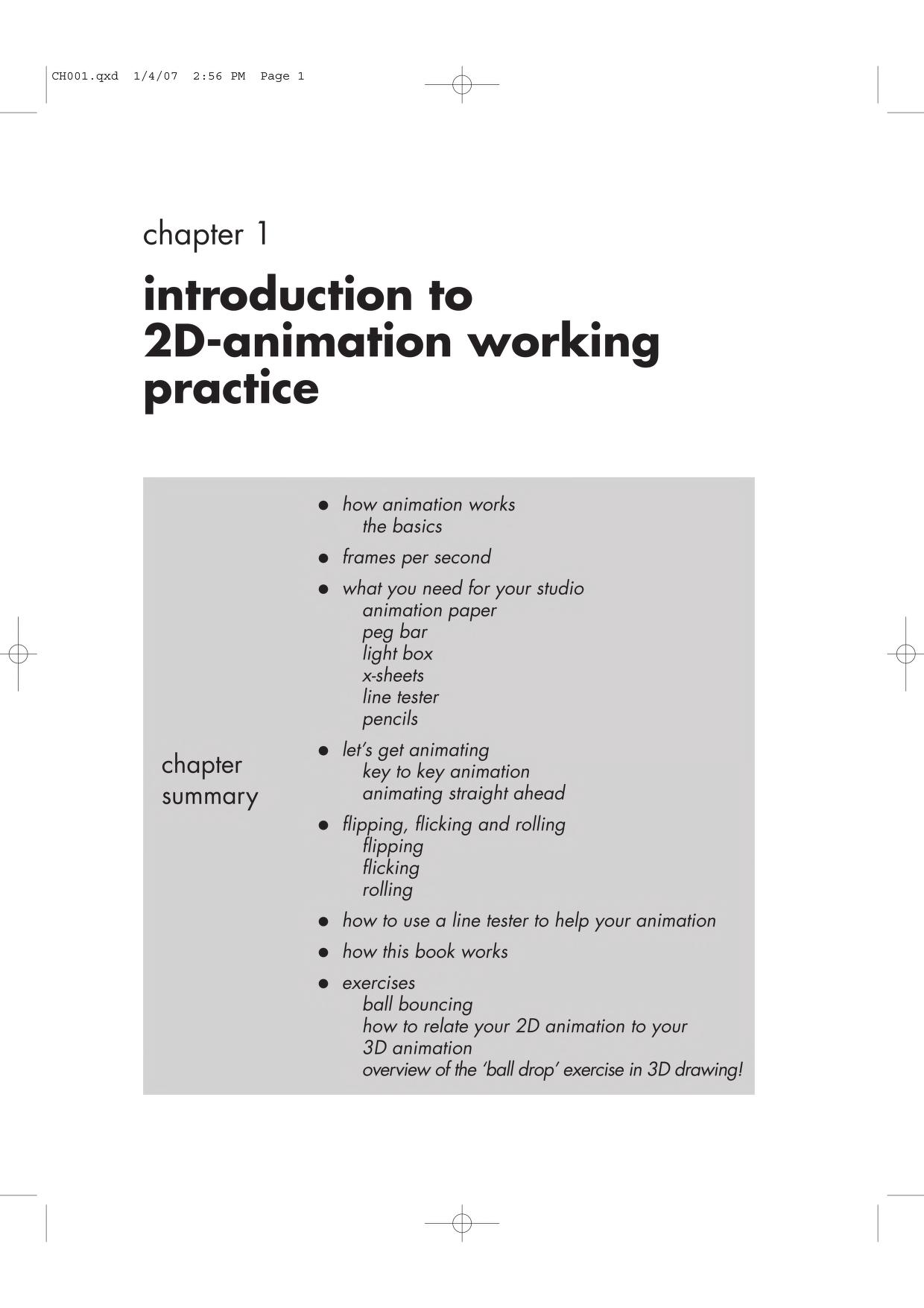 Introduction to 2D animation working practice : Free Download, Borrow, and  Streaming : Internet Archive