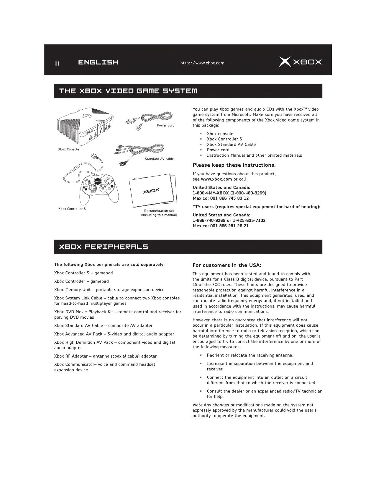 Stoel residentie Kruis aan XBOX Manual: XBOX Console Instruction Manual (2001)(Microsoft) : Free  Download, Borrow, and Streaming : Internet Archive